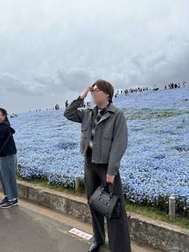 「CLEL（クレイル）のアイテム（ブルゾン）」を使った、Yutoさん（メンズ・174cm）の春コーディネート