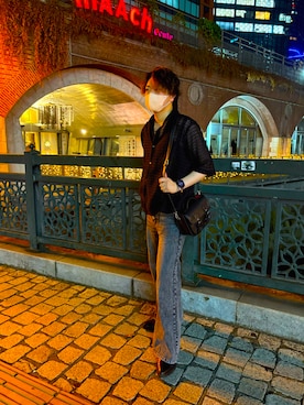 「ADRER（アドラー）の【ADRER】surgical stainless necklace / サージカルステンレスネックレス（ネックレス）」を使った、Yutoさん（メンズ・174cm）の夏コーディネート