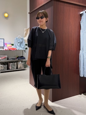 「NOLLEY’S（ノーリーズ）のアイテム（アクセサリー）」を使った、ayakaさん（レディース・156cm）の夏コーディネート