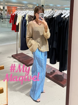 「NOLLEY’S（ノーリーズ）のアイテム（アクセサリー）」を使った、ayakaさん（レディース・156cm）の春コーディネート