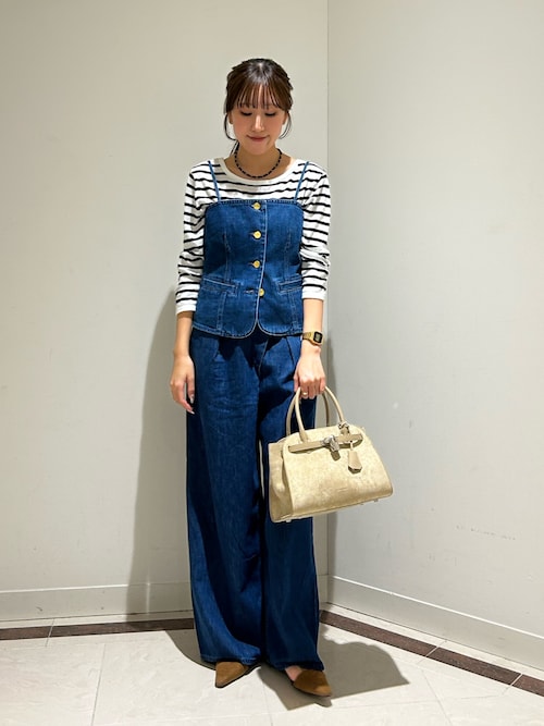 RM denim】2WAYデニムビスチェ（キャミソール）｜Rie Miller