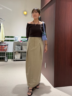 「NOLLEY’S（ノーリーズ）のアイテム」を使った、ayakaさん（レディース・156cm）の春コーディネート
