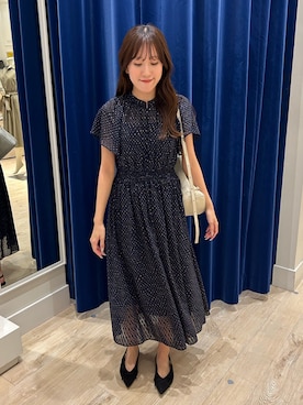 「NOLLEY’S Sophi（ノーリーズソフィ）のアイテム」を使った、ayakaさん（レディース・156cm）の夏コーディネート