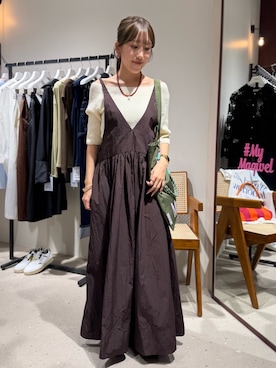 「NOLLEY’S（ノーリーズ）のアイテム」を使った、ayakaさん（レディース・156cm）の春コーディネート