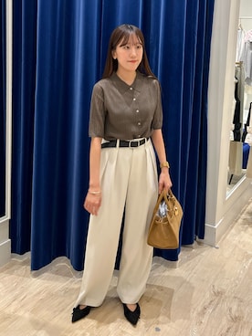 「アイテム（その他パンツ）」を使った、ayakaさん（レディース・156cm）の夏コーディネート