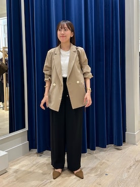「夏服コーデ」｜「アイテム（ジャケット/アウター）」を使った、ayakaさん（レディース・156cm）の夏コーディネート