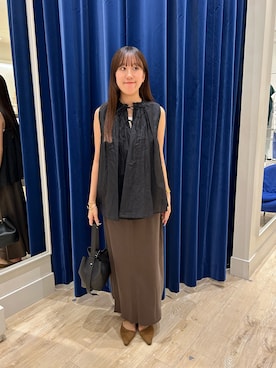 「ナロースカート」｜ayakaさん（レディース・156cm）の秋コーディネート