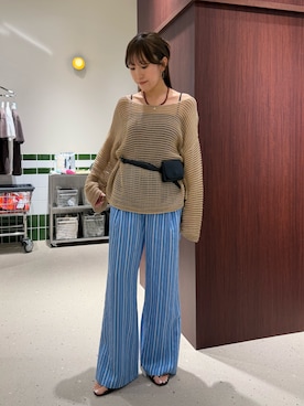 「NOLLEY’S（ノーリーズ）のアイテム（アクセサリー）」を使った、ayakaさん（レディース・156cm）の春コーディネート