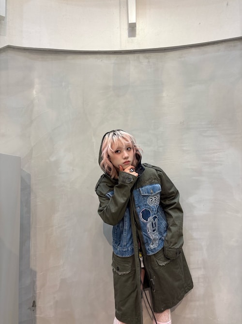 Desigual（デシグアル） モッズコート コート Disney Denim-Panel