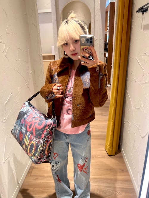 グラフィティプリントショルダーバッグ（ショルダーバッグ）｜Desigual Desigual グラフィティプリント ショルダーバッグ