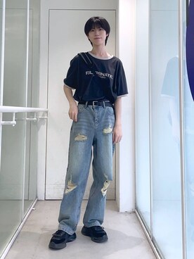 「ALAND（エーランド）のアイテム（パンツ）」を使った、daikiis2さん（メンズ・177cm）の夏コーディネート