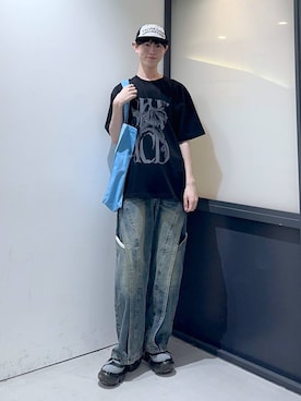 「SLOWACID（スローアシッド）のアイテム」を使った、daikiis2さん（メンズ・177cm）の夏コーディネート