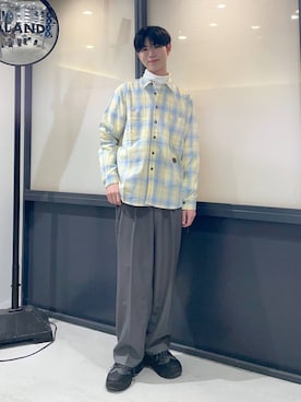 「SLOWACID（スローアシッド）のアイテム」を使った、daikiis2さん（メンズ・177cm）の冬コーディネート