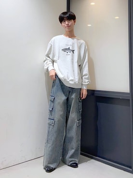 「ALAND（エーランド）のアイテム」を使った、daikiis2さん（メンズ・177cm）の冬コーディネート