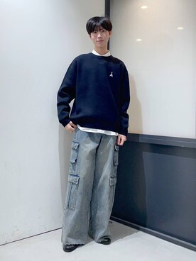 「ALAND（エーランド）のアイテム（トップス）」を使った、daikiis2さん（メンズ・177cm）の秋コーディネート
