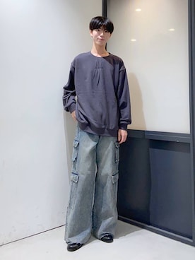 「ALAND（エーランド）のアイテム」を使った、daikiis2さん（メンズ・177cm）の冬コーディネート