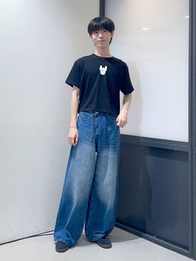 「LIFE WORK（ライフワーク）のアイテム（トップス）」を使った、daikiis2さん（メンズ・177cm）の夏コーディネート