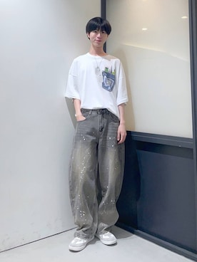 「HOODHOOD（フッドフッド）のアイテム」を使った、daikiis2さん（メンズ・177cm）の夏コーディネート