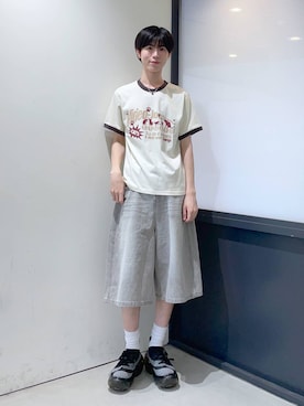 「ALAND（エーランド）のアイテム」を使った、daikiis2さん（メンズ・177cm）の夏コーディネート