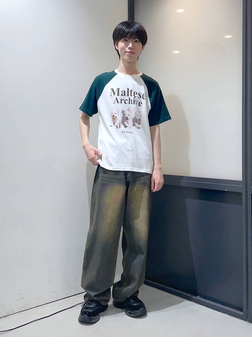 【UNISEX】Wai Kei／マルチーズラグランT
