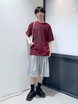 「NOT4NERD（ノットフォーナード）のアイテム（トップス）」を使った、daikiis2さん（メンズ・177cm）の夏コーディネート