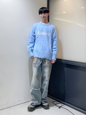 「AMESWORLDWIDE（アメスワールドワイド）のアイテム」を使った、daikiis2さん（メンズ・177cm）の秋コーディネート