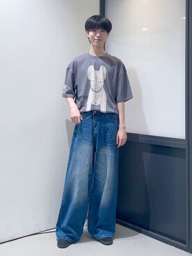 「LIFE WORK（ライフワーク）のアイテム（トップス）」を使った、daikiis2さん（メンズ・177cm）の夏コーディネート