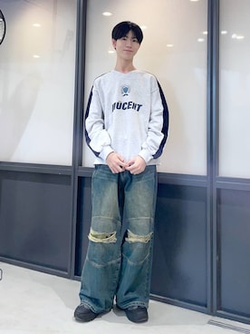 「NOT4NERD（ノットフォーナード）のアイテム」を使った、daikiis2さん（メンズ・177cm）の冬コーディネート