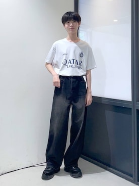 「LMCのアイテム」を使った、daikiis2さん（メンズ・177cm）の夏コーディネート