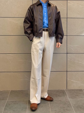 「SITRY（シトリー）のアイテム」を使った、Hugoさん（メンズ・170cm）の冬コーディネート