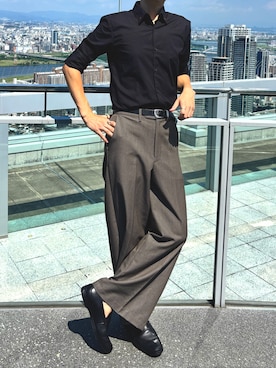 Hugoさん（骨格ウェーブ・メンズ・170cm）の秋コーディネート