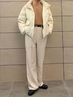 「SITRY（シトリー）のアイテム」を使った、Hugoさん（メンズ・170cm）の冬コーディネート