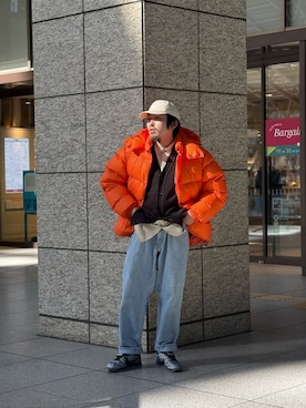 村山 凜さん(メンズ・172cm)の冬コーディネート