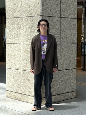 村山　凜さん（メンズ・172cm）の夏コーディネート