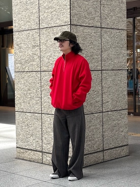「URBAN RESEARCH（アーバンリサーチ）のアイテム（メガネ）」を使った、村山　凜さん（メンズ・172cm）の秋コーディネート