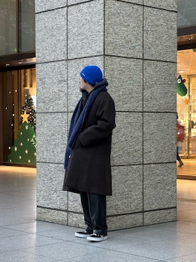 村山　凜さん（メンズ・172cm）の冬コーディネート