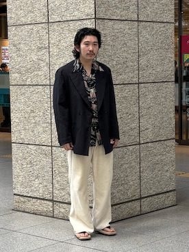 村山　凜さん（メンズ・172cm）の夏コーディネート