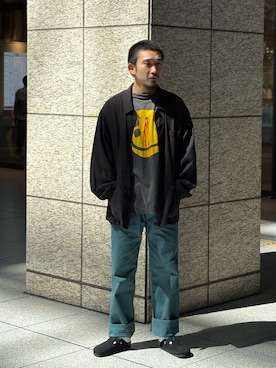 「アイテム（カバーオール）」を使った、mr140911さん（メンズ・172cm）の秋コーディネート