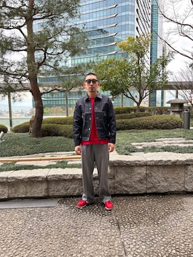 「URBAN RESEARCH（アーバンリサーチ）のアイテム（デニムジャケット）」を使った、mr140911さん（メンズ・172cm）の春コーディネート