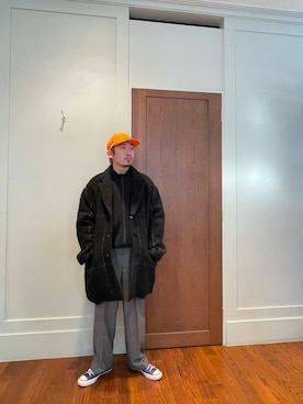 「oversize」｜村山　凜さん（メンズ・172cm）の冬コーディネート