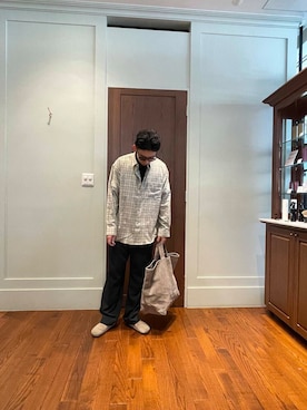 村山　凜さん（メンズ・172cm）の秋コーディネート