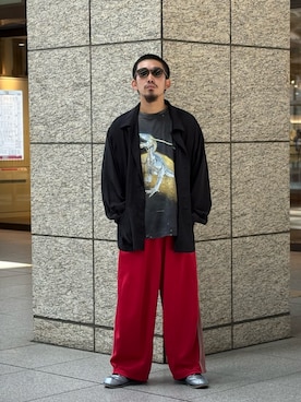 「アイテム（カバーオール）」を使った、mr140911さん（メンズ・172cm）の秋コーディネート