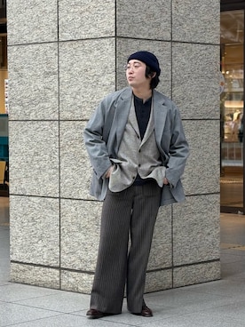 村山 凜さん(メンズ・172cm)の春コーディネート