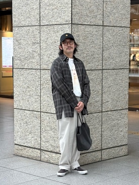 村山　凜さん（メンズ・172cm）の夏コーディネート