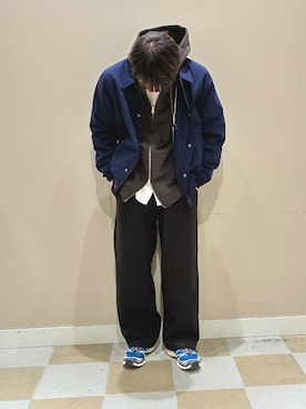 「アイテム（ブルゾン）」を使った、かわさん（メンズ・171cm）の秋コーディネート