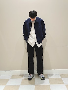 「ITEMS URBANRESEARCH（アイテムズ アーバンリサーチ）のSouplement Corduroy Pants（その他パンツ）」を使った、かわさん（メンズ・171cm・10代）の秋コーディネート