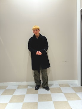 「アイテム（その他アウター）」を使った、かわさん（メンズ・171cm・10代）の冬コーディネート