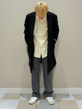 「アイテム（ジャケット/アウター）」を使った、かわさん（メンズ・171cm・10代）の冬コーディネート