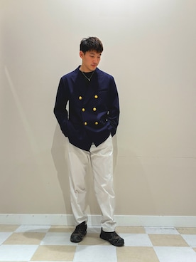 「アイテム（その他アウター）」を使った、かわさん（メンズ・171cm）の秋コーディネート