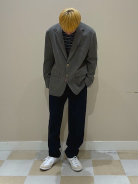 「アイテム（トップス）」を使った、かわさん（メンズ・171cm）の冬コーディネート